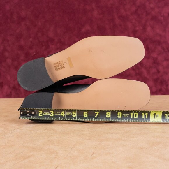 Bibi Lou Women Black Leather Cowboy Western Mid calf Boots sz 11US EUR41 - Picture 5 of 9